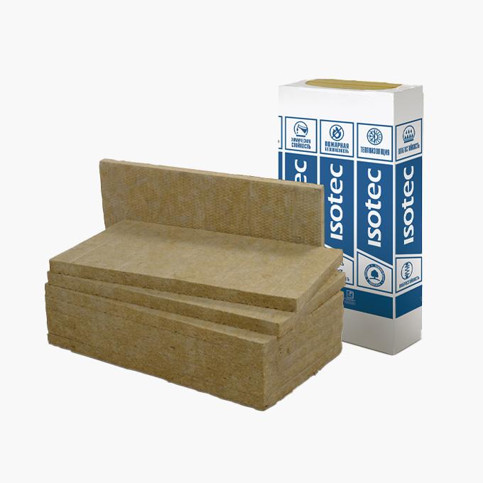 Теплоизоляционные базальтовые плиты ISOTEC Industrial slab S80